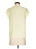 CeCe 100% Polyester Yellow Short Sleeve Blouse Size XS - photo 2