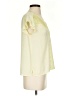 CeCe 100% Polyester Yellow Short Sleeve Blouse Size XS - photo 4