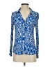 Zara Blue Long Sleeve Blouse Size S - photo 1
