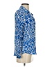 Zara Blue Long Sleeve Blouse Size S - photo 4