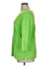 Quacker Factory 100% Cotton Green Pullover Sweater Size XL - photo 5