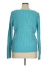 St. John's Bay Solid Teal Pullover Sweater Size XL - photo 2
