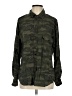Sanctuary 100% Rayon Camo Green Long Sleeve Button-Down Shirt Size XS - photo 1