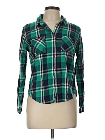 Honey Punch Long Sleeve Button-Down Shirt (view 1)