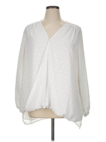 Melissa McCarthy Seven7 Long Sleeve Blouse (view 1)