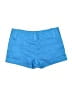 Alice + Olivia Solid Blue Shorts Size S (estimated) - photo 2