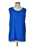 Under Armour Solid Blue Sleeveless T-Shirt Size L - photo 1