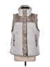 Dex 100% Polyester Gray Faux Fur Vest Size L - photo 1