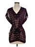 CAbi 100% Polyester Black Short Sleeve Blouse Size S - photo 1
