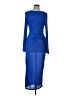 Shein Blue Cocktail Dress Size 12 - photo 1