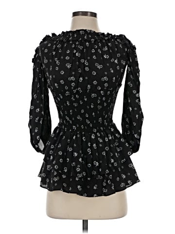 Blue Life Long Sleeve Blouse (view 1)