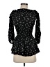 Blue Life Black Long Sleeve Blouse Size S - photo 1