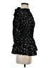 Blue Life Black Long Sleeve Blouse Size S - photo 4