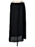 Universal Thread 100% Polyester Solid Black Casual Skirt Size L - photo 1