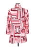 MULTIPLES Red 3/4 Sleeve Button-Down Shirt Size M - photo 2
