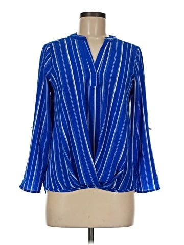 NY Collection Long Sleeve Blouse (view 1)