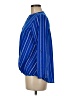 NY Collection Blue Long Sleeve Blouse Size M - photo 5