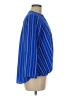 NY Collection Blue Long Sleeve Blouse Size M - photo 4