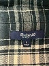 Madewell Plaid Black 3/4 Sleeve Button-Down Shirt Size S - photo 7
