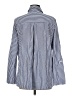 C+D+M Collection 100% Polyester Stripes Blue Long Sleeve Blouse Size M - photo 2