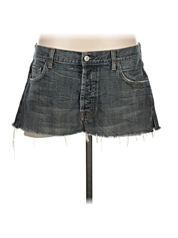 7 For All Mankind Denim Skirt (view 1)