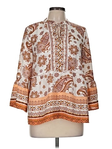 Fever 3/4 Sleeve Blouse (view 1)