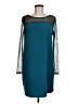 Lush Color Block Teal Cocktail Dress Size M - photo 1