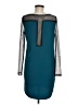 Lush Color Block Teal Cocktail Dress Size M - photo 2