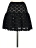 J Valdi Hearts Black Casual Skirt Size S - photo 2