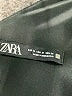 Zara 100% Polyester Solid Black Cocktail Dress Size M - photo 7
