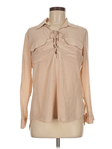Single Los Angeles Long Sleeve Silk Top (view 1)