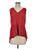 Sim & Sam 100% Rayon Red Sleeveless Blouse Size S - photo 1