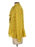 Ann Taylor LOFT 100% Polyester Yellow Long Sleeve Blouse Size S - photo 5