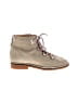 Hush Puppies Gray Tan Ankle Boots Size 8 1/2 - photo 1