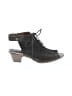 Earth Black Green Ankle Boots Size 10 - photo 1