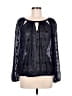 Jennifer Lopez 100% Polyester Black Long Sleeve Blouse Size M - photo 1