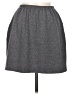 L.L.Bean Solid Gray Casual Skirt Size Med Petite - photo 1