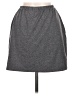 L.L.Bean Solid Gray Casual Skirt Size Med Petite - photo 2