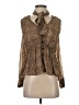 Zara Animal Print Brown Sleeveless Blouse Size XS - photo 1