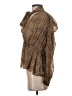 Zara Animal Print Brown Sleeveless Blouse Size XS - photo 5