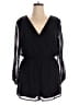 Material Girl 100% Polyester Solid Black Romper Size XL - photo 1