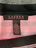 Lauren by Ralph Lauren 100% Cotton Stripes Pink Pullover Sweater Size XL - photo 7