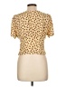 Re:named Yellow Short Sleeve Blouse Size L - photo 2