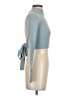 Zara Teal Long Sleeve Top Size S - photo 4