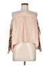 SWELL 100% Polyester Tan 3/4 Sleeve Blouse Size M - photo 1