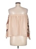 SWELL 100% Polyester Tan 3/4 Sleeve Blouse Size M - photo 2