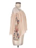 SWELL 100% Polyester Tan 3/4 Sleeve Blouse Size M - photo 4