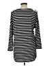 Casting 100% Viscose Stripes Black Long Sleeve Top Size Lg (3 or L) - photo 2