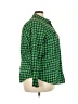 MICHAEL Michael Kors Houndstooth Green Long Sleeve Button-Down Shirt Size 3X - photo 4