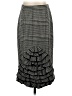 Lela Rose Houndstooth Gray Formal Skirt Size 2 - photo 2